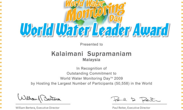 River Ranger Smk Teloi Kanan Award 2009/2010 Throughout Free Superlative Certificate Template