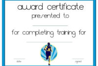 Running Certificate Templates Free Customizable Regarding Awesome Finisher Certificate Templates