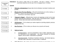 Sample Agenda Template For Board Meeting Inside Sample Agenda Template For Meeting