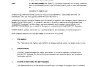 Sample Branch Management Agreement To Establish Manage In Business Management Contract Template