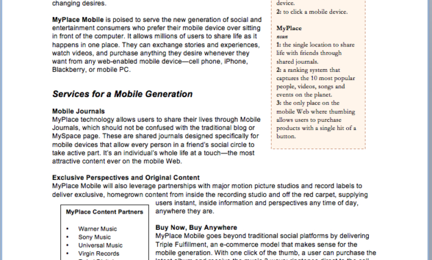 Sample Business Plan Fotolip Regarding Sample Business Proposal Template