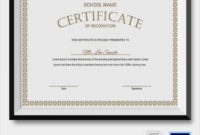 Sample Certificate Of Recognition Template 21 Documents Regarding Amazing Certificate Of Recognition Word Template