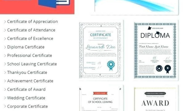 Sample Certificate School Leaving Certificate Sample Pertaining To School Leaving Certificate Template
