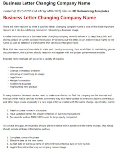 Sample Change Of Address Letter For Business For Your Within Business Change Of Address Template
