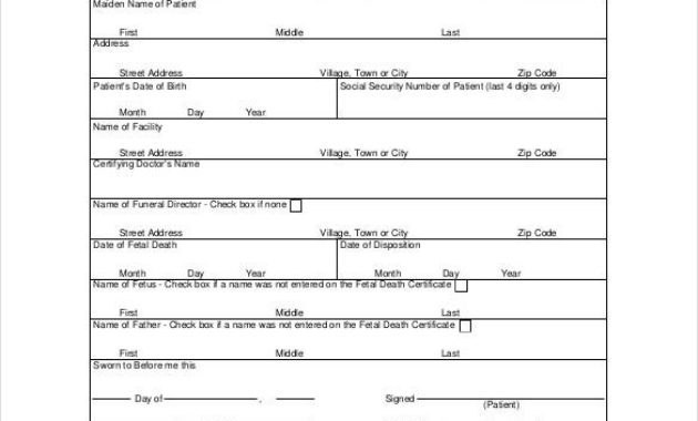 Sample Death Certificate Template 11 Free Word Pdf Regarding Awesome Blank Death Certificate Template 7 Documents