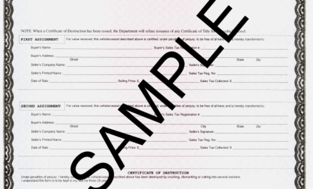 Sample Form Hsmv82013 Download Printable Pdf Or Fill For Quality Free Certificate Of Destruction Template