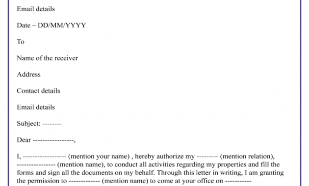Sample Of Authorization Letter For Claiming Nso Birth Within Awesome Certificate Of Authorization Template