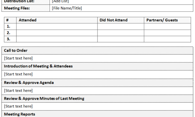 Sample Of Minutes Of Meeting Descriptive Format Dotxes With Awesome Meeting Note Template