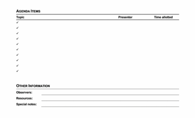 Sample Plc Meeting Agenda Sample Site W Intended For Plc Agenda Template