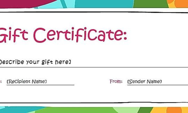 Samplegiftcertificatetemplatedownloadgiftcertificate With Track And Field Certificate Templates Free