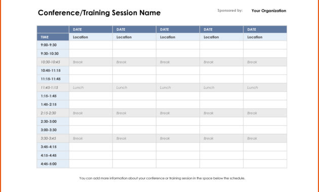Schedule A Meeting Template Printable Schedule Template Within Printable Stand Up Meeting Minutes Template