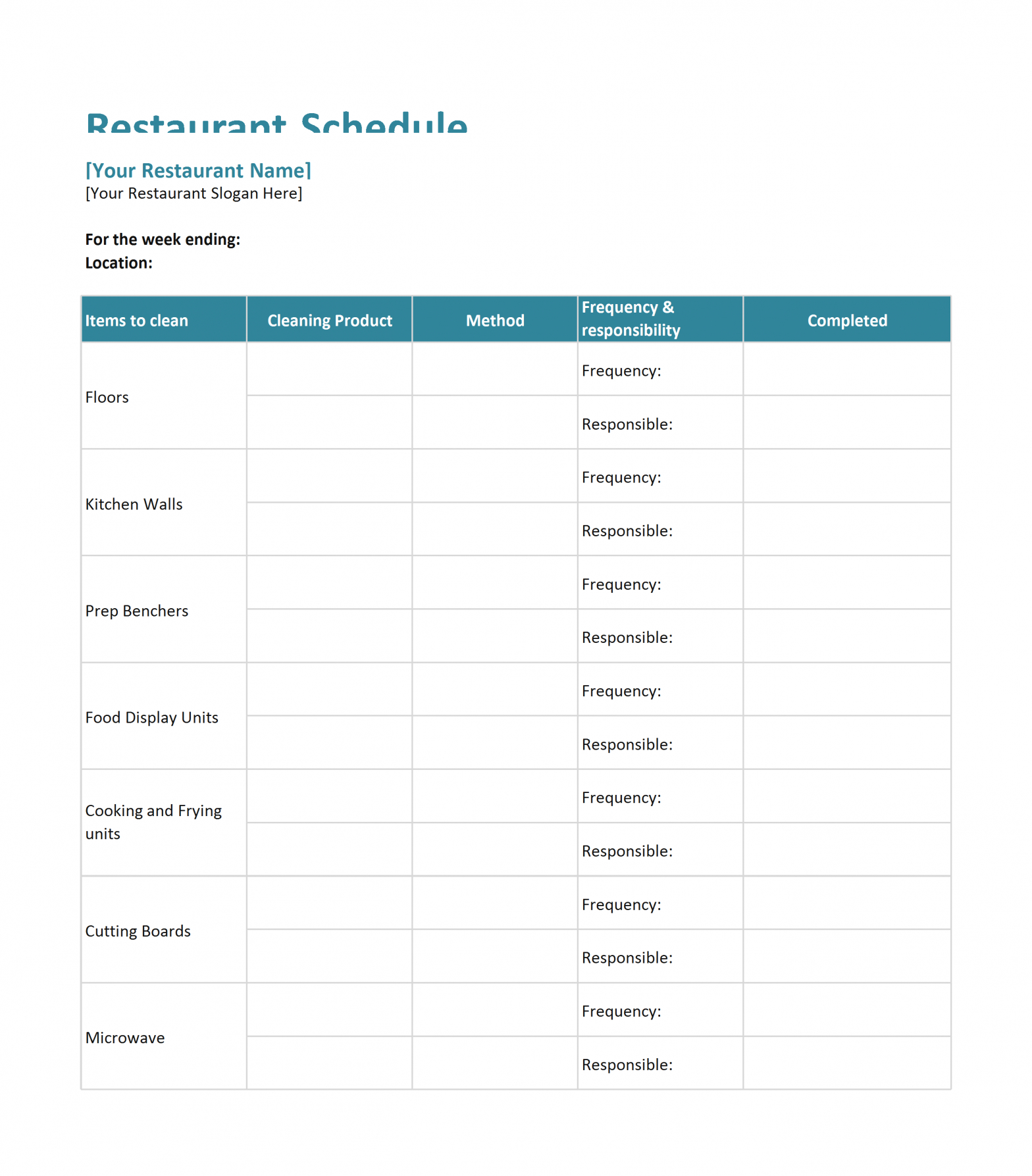 Schedules Category Google Docs Templates With Restaurant Staff Meeting Agenda Template