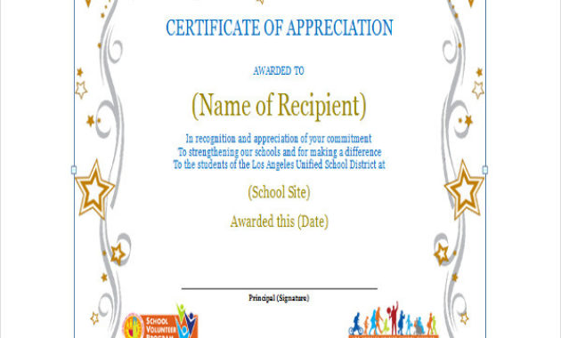 School Certificate Templates 7 Free Word Pdf Documents Pertaining To School Certificate Templates Free