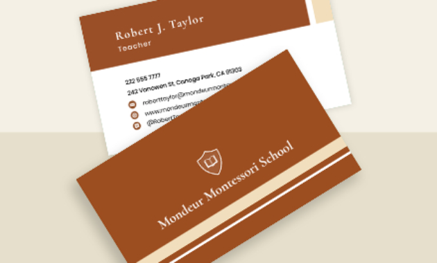 School Teacher Business Card Template Word Psd Apple Pertaining To Business Card Template Pages Mac