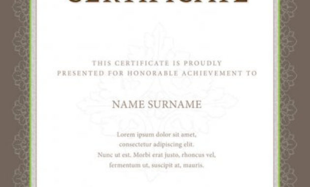 Scroll Certificate Diploma Of Completion Template Pertaining To Scroll Certificate Templates