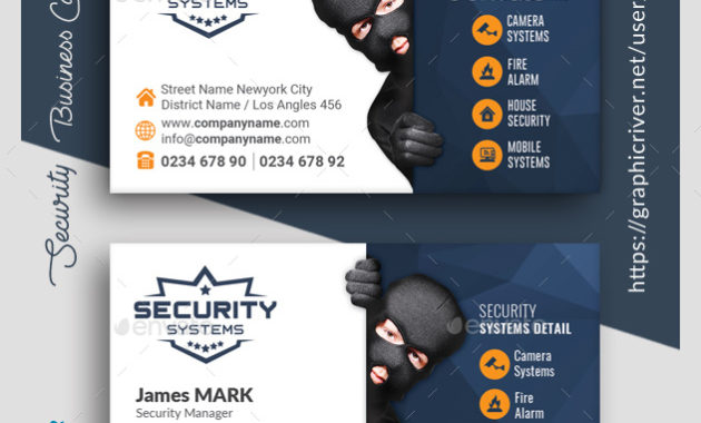 Security Business Card Templatesceyozer Graphicriver With Google Search Business Card Template