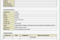 Sensational 40 Simple Business Requirements Document With Regard To Example Business Requirements Document Template