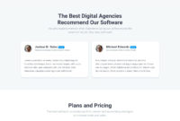 Seo Company Html Landing Page Template Designhooks With One Page Business Website Template