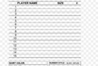 Shirt Order Forms Template Simple Template Design Throughout Pet Birth Certificate Template 24 Choices