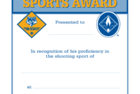Shooting Sports Certificate Template Free Download In Best Most Improved Player Certificate Template