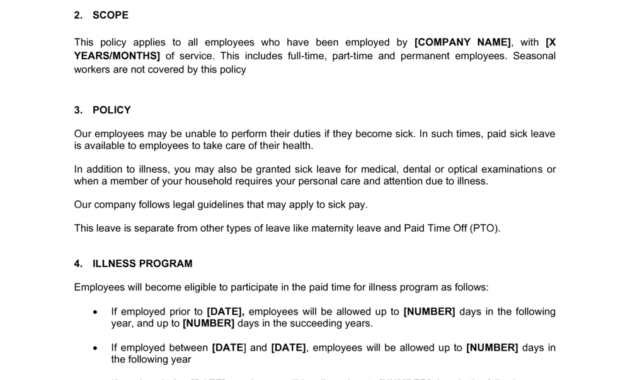 Sick Pay Policy Template Businessinabox™ In Business In A Box Templates