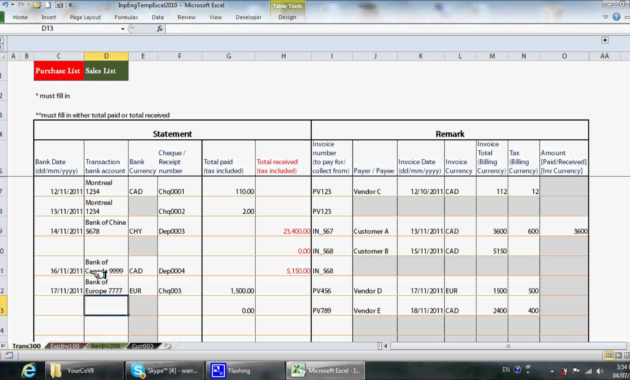 Simple Bookkeeping Spreadsheet Template Excel Spreadsheets Within Excel Template For Small Business Bookkeeping