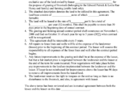 Simple Land Lease Agreement Pdf Fill Online Printable Regarding Farm Business Tenancy Template