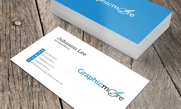 Simple Minimal Business Card Template Design Free Psd File Throughout Free Business Card Templates In Psd Format
