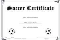 Simple Soccer Award Certificate Example In Soccer Mvp Certificate Template