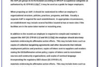 Small Business Investment Contract Sample Template In Affirmative Action Plan Template For Small Business