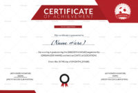 Soccer Achievement Certificate Design Template In Psd Word With Certificate Of Achievement Template Word