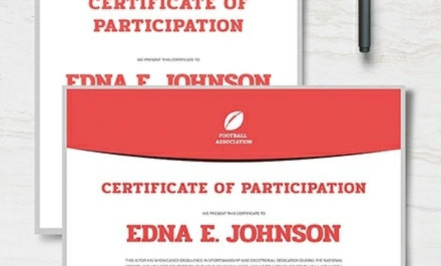 Soccer Certificate 13 Word Psd Ai Indesign Format Intended For Free Soccer Achievement Certificate Template