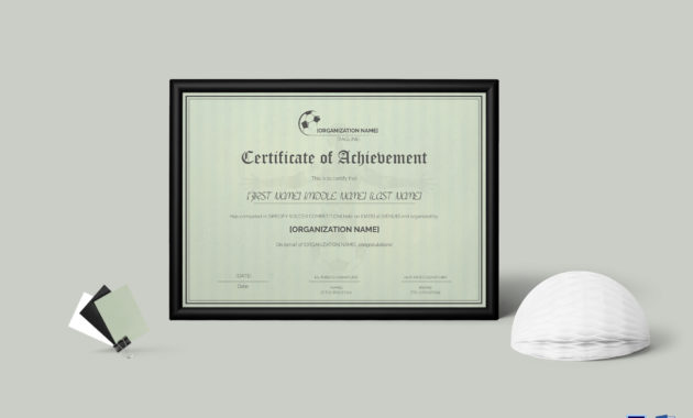Soccer Sports Certificate Design Template In Psd Word Within Free Soccer Certificate Templates For Word