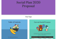 Social Media Plan Proposal Template Template Venngage For Amazing Social Media Proposal Template