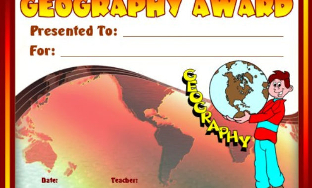 Social Studies Award Certificates Inside Quality Editable Certificate Social Studies