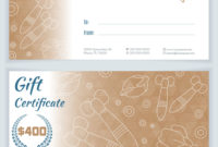 Spa Massage Gift Certificate Template Royalty Free Vector With Spa Gift Certificate