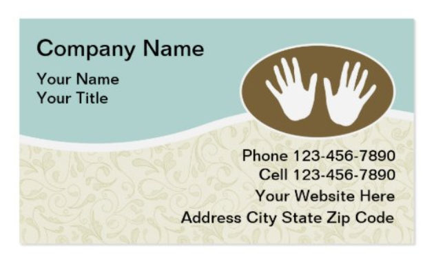 Spa Salon Business Card Templates Page16 Bizcardstudio For Massage Therapy Business Card Templates