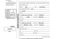 Spanish Birth Certificate Translation 24 Hour Within Birth Certificate Translation Template English To Spanish