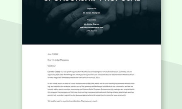 Sponsorship Proposal Template Word Doc Google Docs Inside Sponsor Proposal Template
