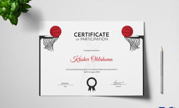 Sports Certificate Template 25 Word Psd Ai Indesign Throughout Free Sports Day Certificate Templates