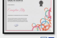 Sports Certificate Template 6 Word Psd Format Download Intended For Athletic Certificate Template