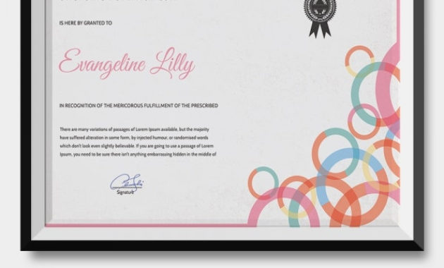 Sports Certificate Template 6 Word Psd Format Download Intended For Athletic Certificate Template