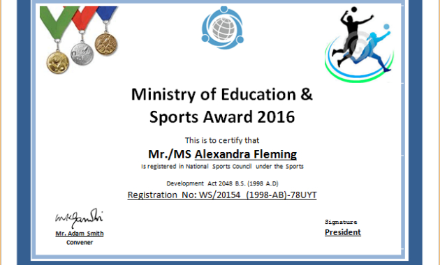 Sports Certificate Template Free Printable Word Templates For Quality Free Softball Certificates Printable 10 Designs