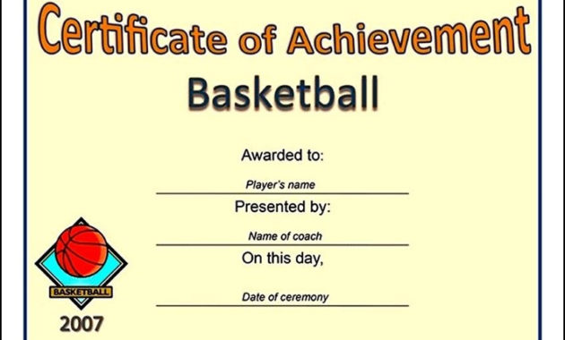 Sports Certificate Template Sample Templates Sample Intended For Sportsmanship Certificate Template