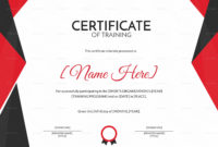 Sports Training Certificate Design Template In Psd Word Pertaining To Workshop Certificate Template