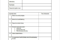 Staff Meeting Minutes Template 18 Free Word Excel Pdf With Regard To Meeting Note Taking Template