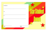 Star Student Certificate Template Top 10 Super Class Ideas Pertaining To Best Free 24 Martial Arts Certificate Templates 2020