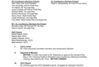 Steering Committee Meeting Invitation Letter With It Steering Committee Agenda Template