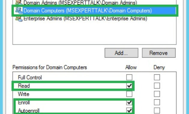 Stepstep Active Directory Certificate Service Part 2 Intended For Workstation Authentication Certificate Template