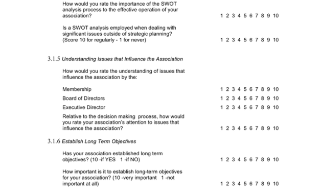 Strategic Management Questionnaire Template In Word And Inside Business Plan Questionnaire Template